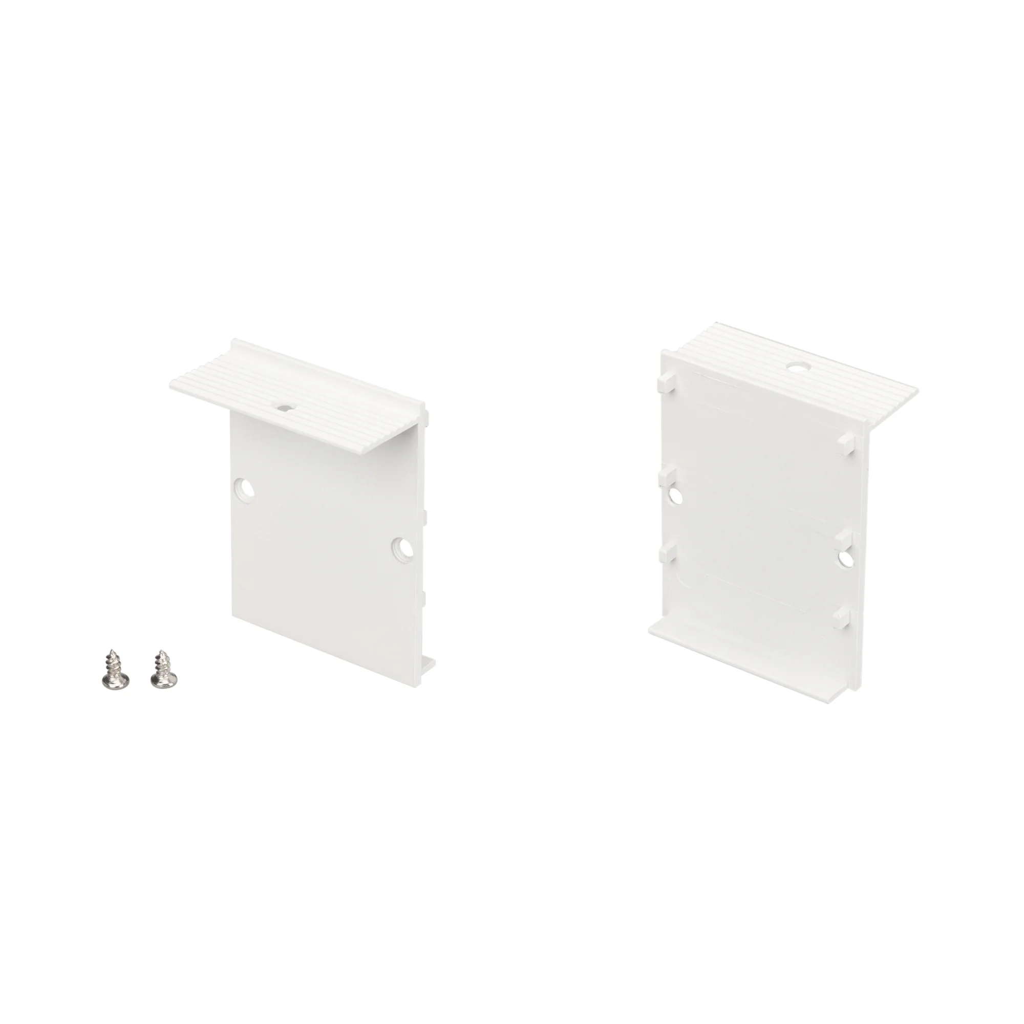 Заглушка MAG-CAP-4560 (WH) 029325 - Боковая заглушка для встраиваемого трека MAG-TRACK-4560-F. Материал алюминий, цвет белый. Размеры 45x60мм. В комплекте 2 штуки.