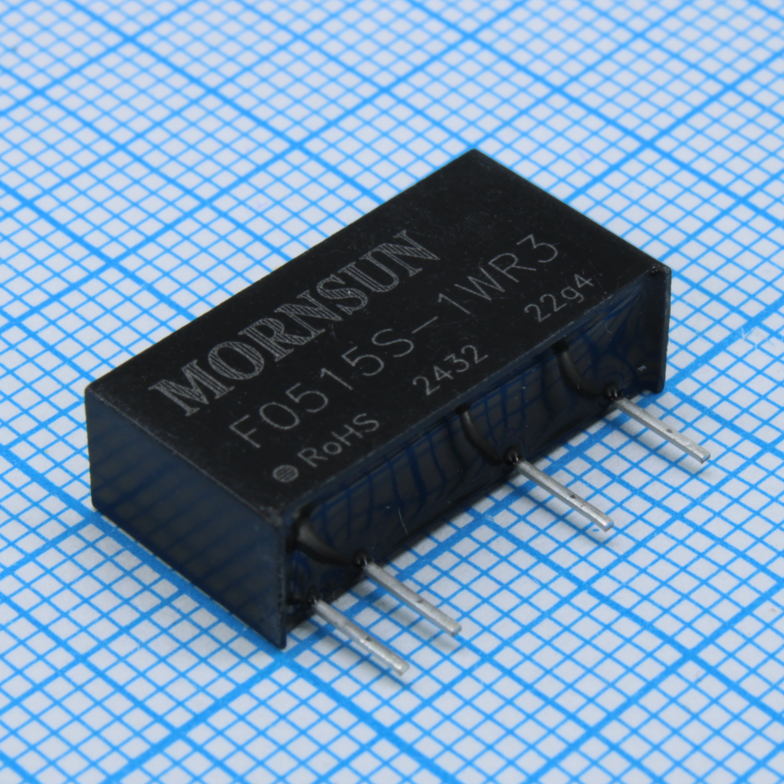 F0515S-1WR3 - Преобразователь DC/DC мощность 1 Вт, вход 4.5...5.5 В, выход 24 В/0.042 А (THТ)