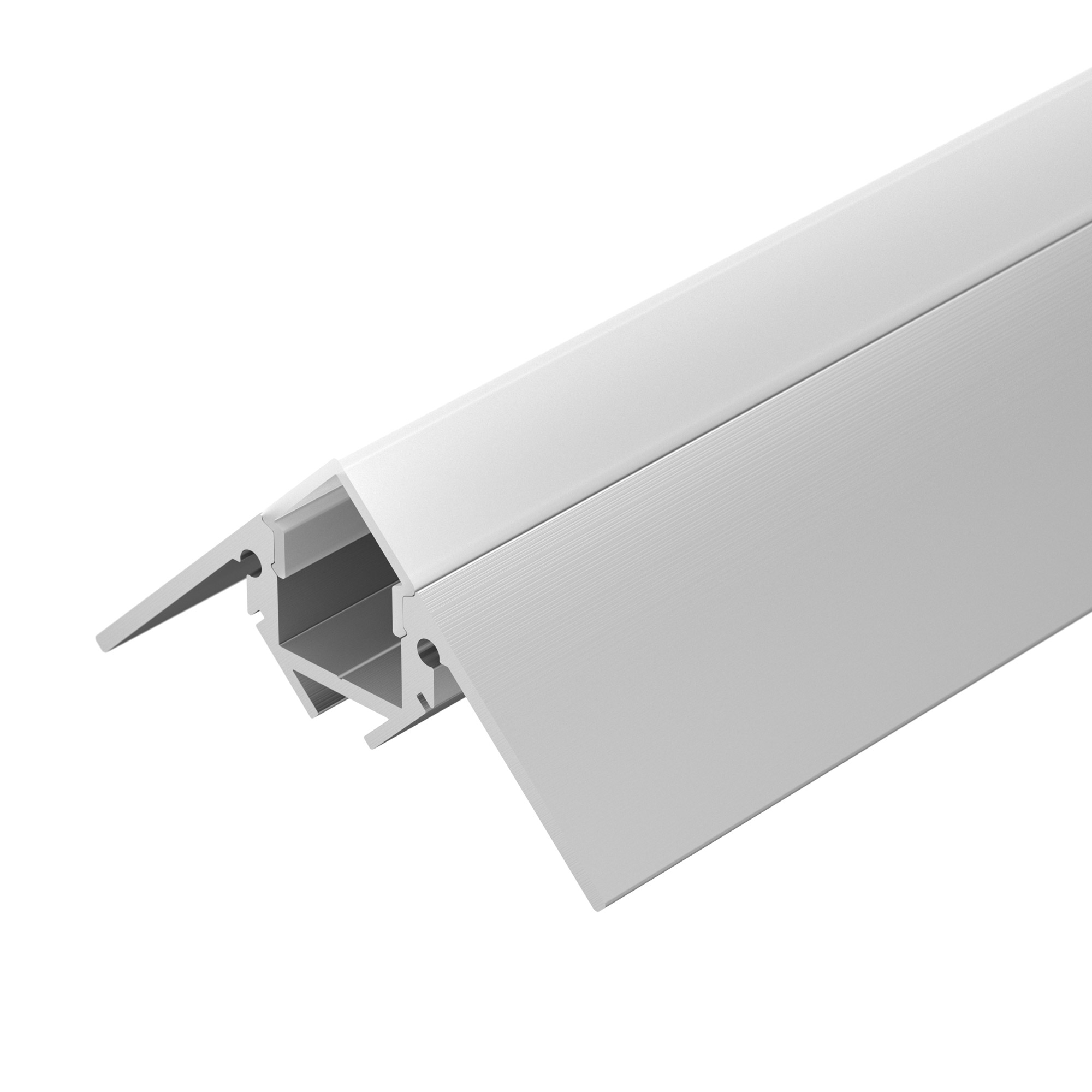 Профиль ARH-DECORE-S12-EXT-F-2000 ANOD внешний 023897 - Алюминиевый анодированный угловой профиль для светодиодных лент и линеек, под строительную отделку.Декоративная контурная подсветка внешних углов стен и конструкций. Габаритные размеры (LхWхH): 2000x