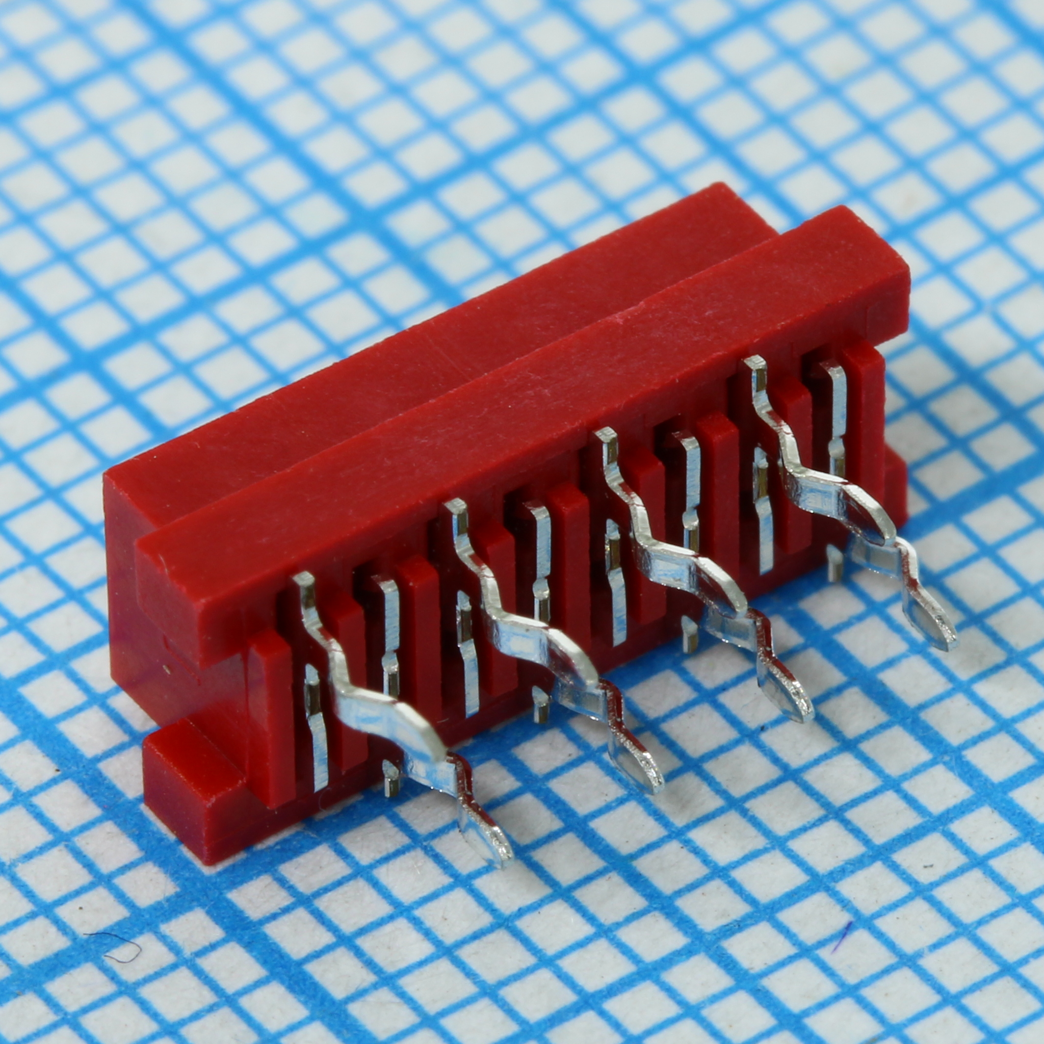 L-KLS1-204F-08-R - Розетка на плату 8 контактов шаг 2.54мм