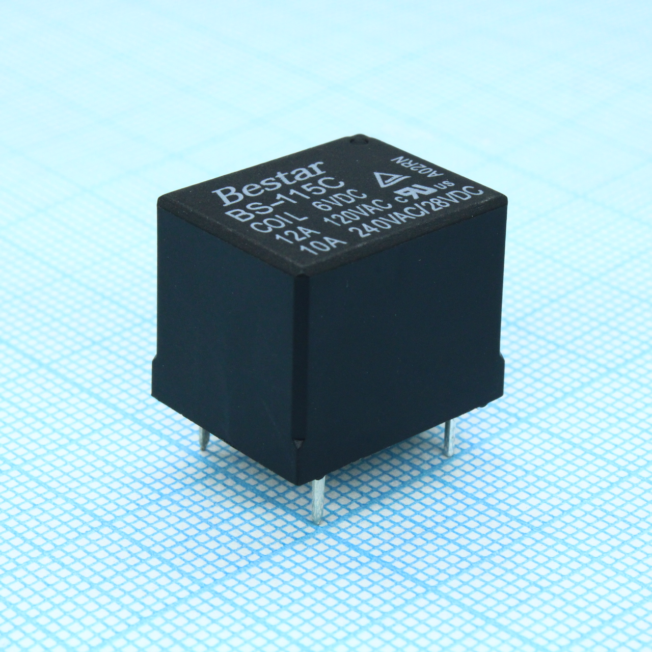 BS-115C-12A-6VDC - Реле силовое 12А одна контактная группа-два направления катушка 6 В 360мВт