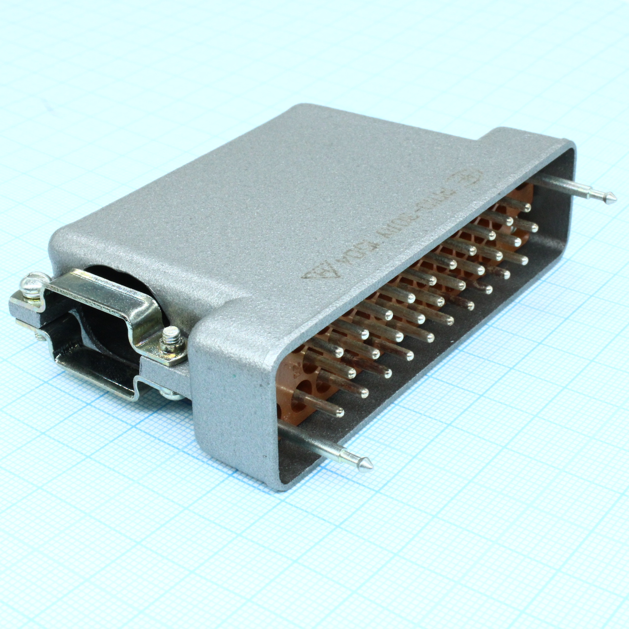 РП10-30 ЛУ вилка с/к - Соединитель  низкочастотный, прямоугольный, внутреннего монтажа