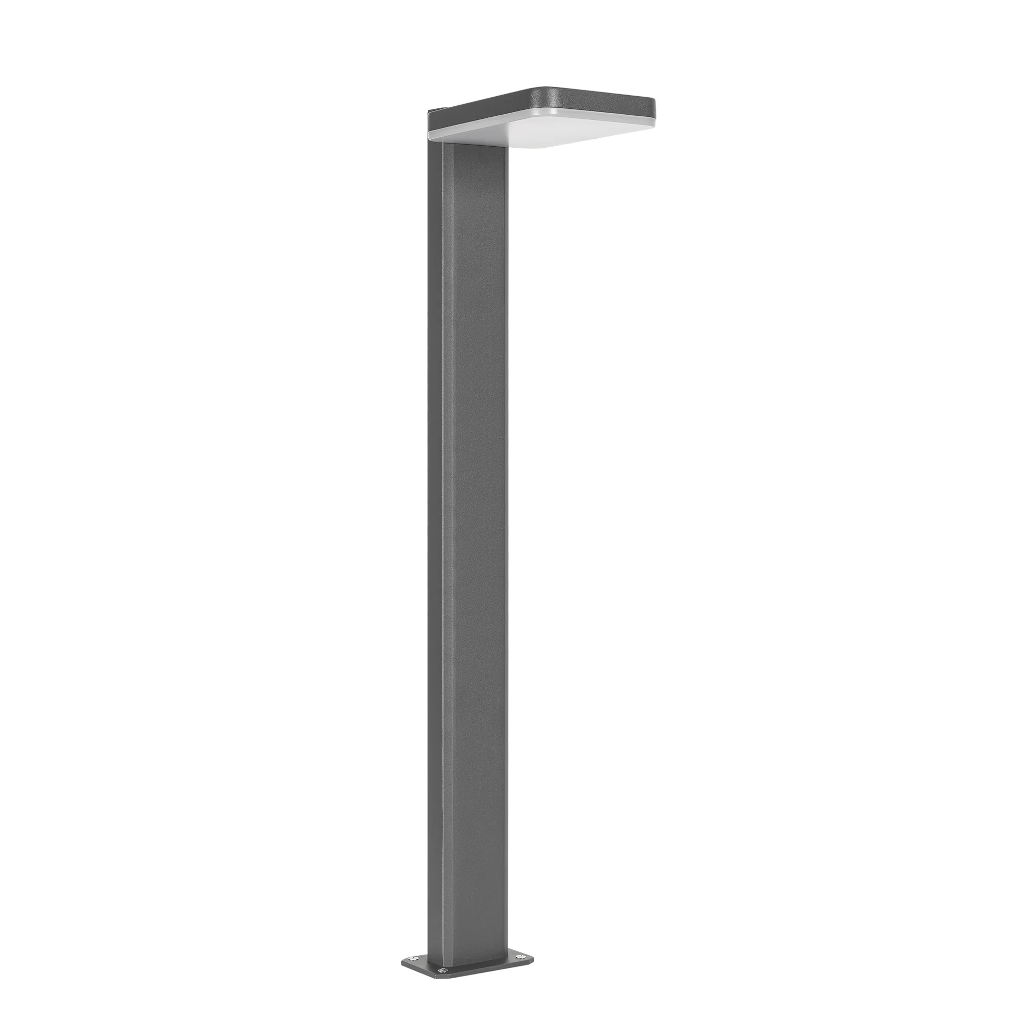 Светильник LGD-TENT-BOLL-H900-9W Warm3000 (GR, 110 deg, 230V) 029978 - 900мм уличный светодиодный светильник для подсветки дорожек. Цвет ТЕПЛЫЙ БЕЛЫЙ 3000К, 9Вт (830лм). Влагозащищенный корпус IP65 - серый алюминий, экран из поликарбоната. Питание 230В, м