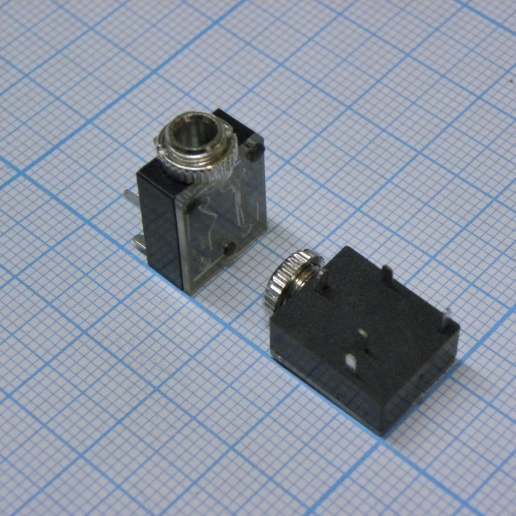 TRS 3.5 (mini jack) 2824 - Стерео аудио гнездо 3.5 мм