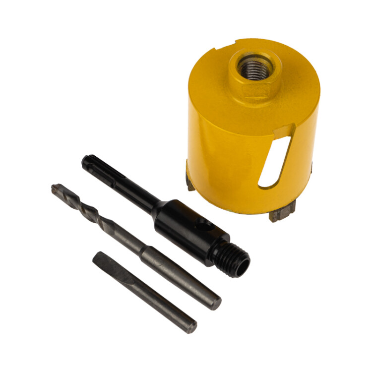 Коронка алмазная по бетону 70 мм L=90мм М16 сегмент SDS PLUS KRANZ KR-90-0164