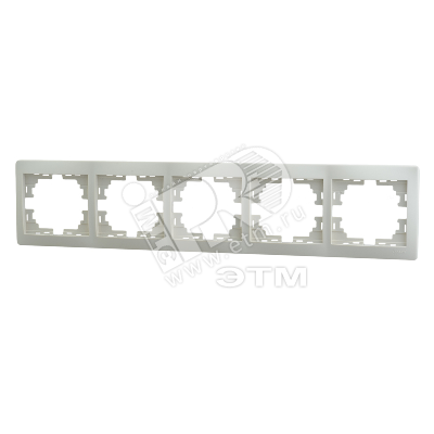 Рамка 5-м Mira горизонт. крем. 701-0300-150