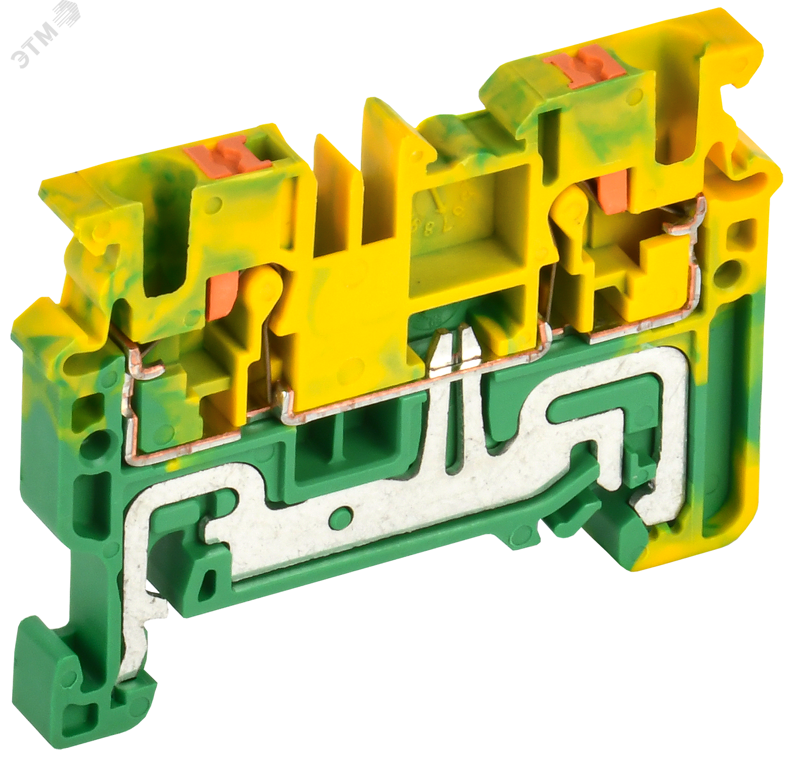 Колодка клеммная CP-PEN земля 2,5мм2 желто-зеленая YCT21-00-K52-002