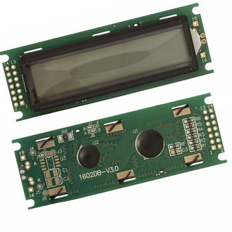 RH1602D-TFH ENG-RUS - ЖК индикатор знакосинтезирующий RH1602D-TFH, знаки русские - английские