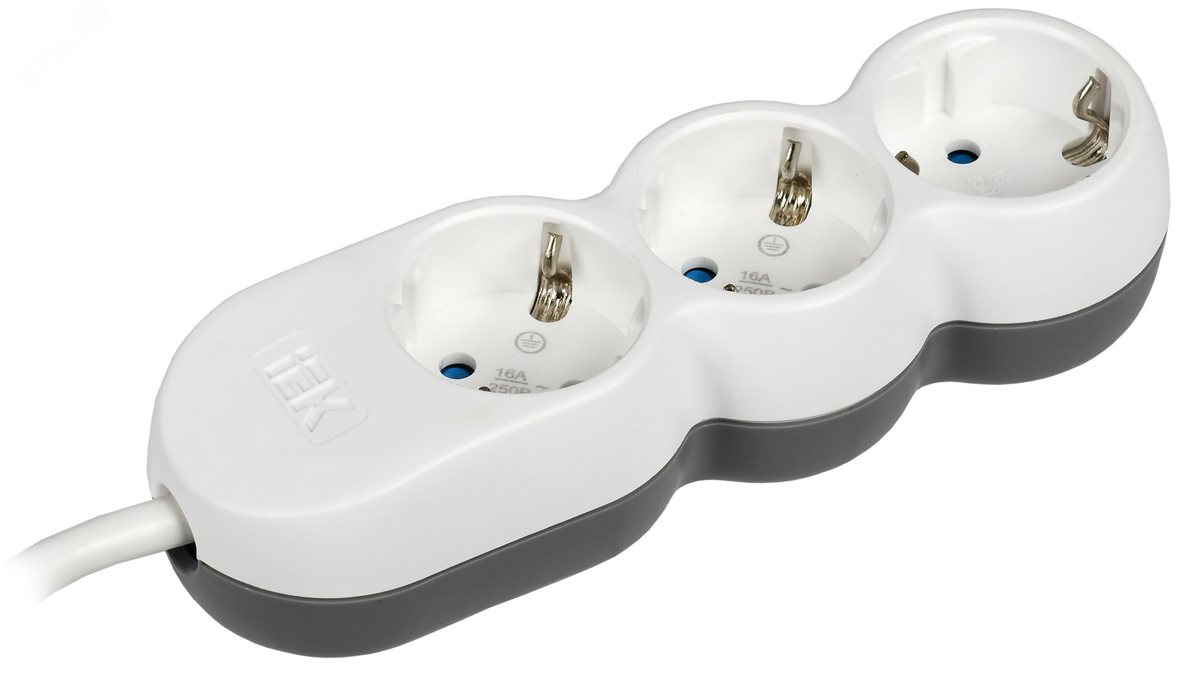 Удлинитель 3х3м с заземл. 16А IP20 Uno У03 2P+PE 250В 3х1.5 WYP53-16-03-03-Z