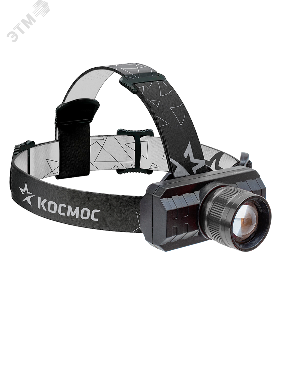 Фонарь аккумуляторный налобный XPE 3Вт с зумом литиевый аккум. 1.2А.ч ЗУ Micro USB шнур (в компл.) KocH3WZoo