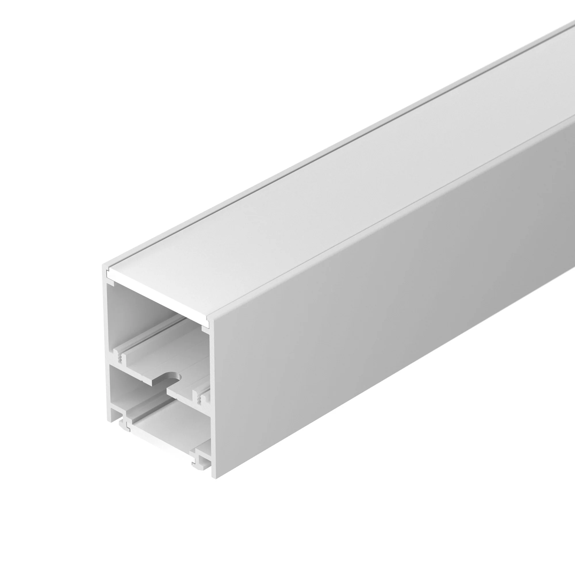 Профиль SL-ARC-5060-LINE-2500 WHITE 032689 - Алюминиевый профиль для светодиодных лент и линеек. Свечение вверх и вниз. Цвет - белый RAL9003 (порошковая окраска). Габаритные размеры (L?W?H): 2500x50x60 мм. Ширина площадки для ленты - 30 мм. Экраны, заглуш