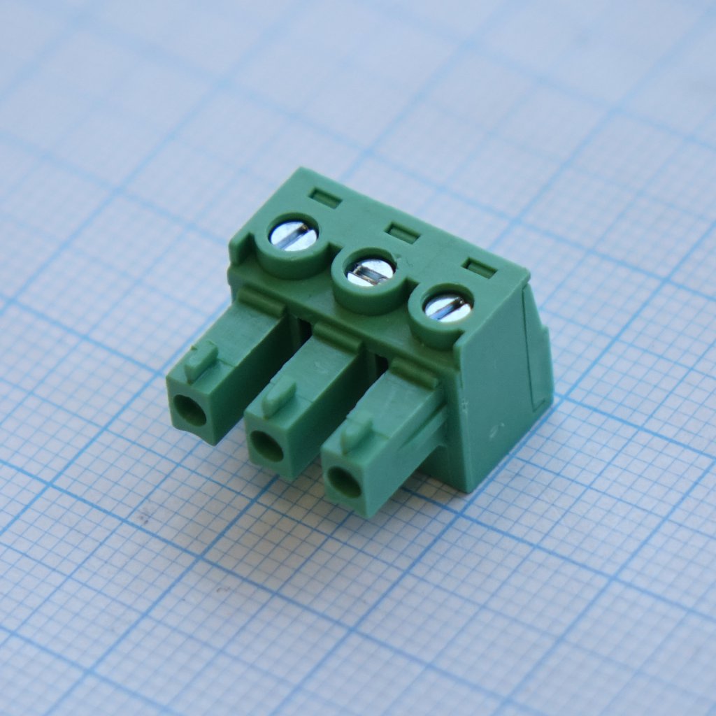 15EDGK-5.08-03P-14-00A(H) - Разъемный клеммный блок, 3 контакта. Серия 15EDGK-5.08
