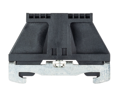 Концевой стопор 9708 / 2 S 35 - Концевой стопор на рейку DIN35, тип зажима: винт, ширина: 8 мм, цвет: черный, пластик/металл