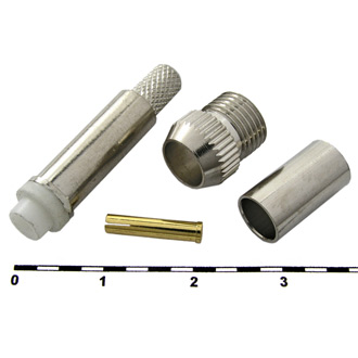 FME-C58J - Разъём высокочастотный FME гнездо, обжимной для RG58