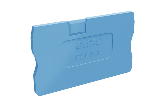 Торцевая крышка TP2.5-2-BU-EA - Торцевая крышка для клемм TP2.5-2..., цвет: синий