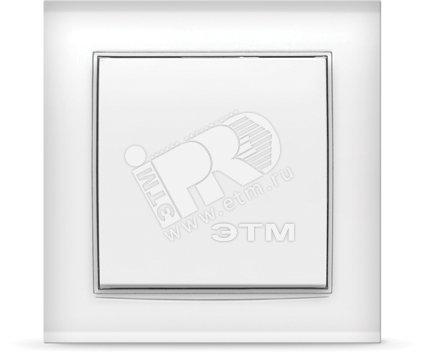Выключатель Бриллиант одноклавишный белый 7947366
