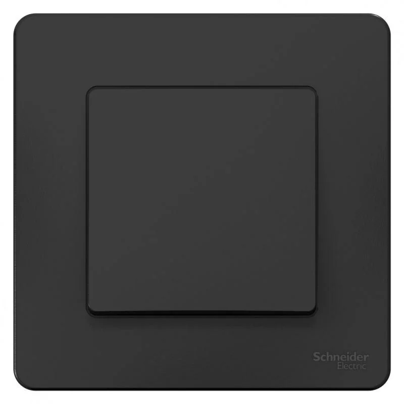 Переключатель проходной 1-кл. СП Blanca 10А IP20 (сх. 6) 250В антрацит SE BLNVS010606