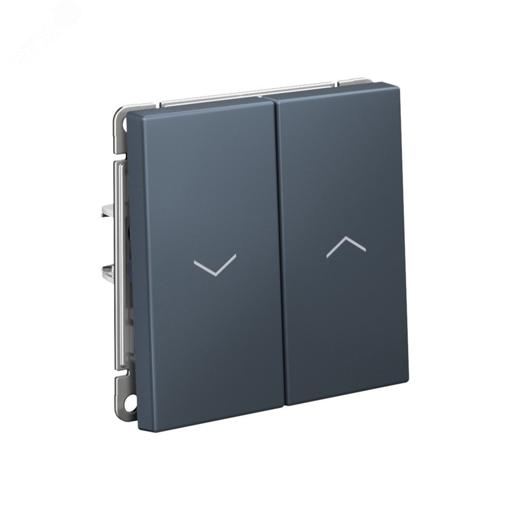 ARTGALLERY 2-клавишный выключатель для жалюзи, 2х сх.4, 10А, механизм, грифель GAL000719