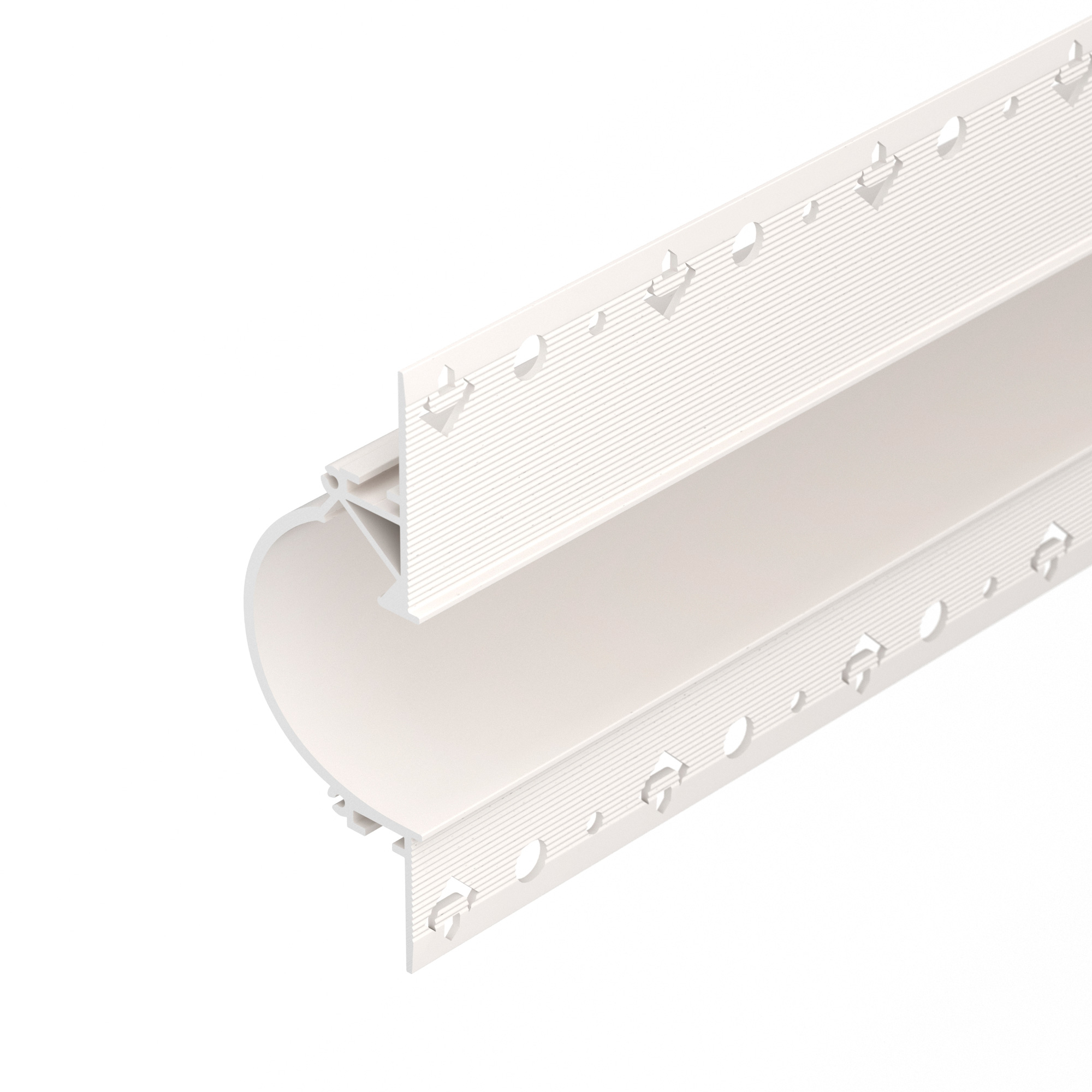 Профиль ARH-CEIL-REFLECT-2000 WHITE 034982 - Алюминиевый профиль для светодиодных лент и линеек с боковым свечением. Цвет-белый RAL9003 (порошковая окраска). Габаритные размеры (LхWхH): 2000x99x35 мм. Ширина площадки для ленты 14,2 мм. Заглушки и другие а