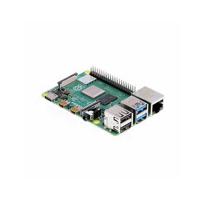 Raspberry Pi 4 model B 4Gb - Одноплатный компьютер BCM2711(Cortex-A72) 1.5 GHz/4 Gb RAM/Micro SD/2*USB3.0 + 2*USB2.0/GLAN/Wifi 2.4 GHz + 5.0 GHz IEEE 802.11b/g/n/ac/Bluetooth 5.0 + BLE/2*micro HDMI/питание 5.1В 3А через USB Type C или GPIO, поддержка PoE
