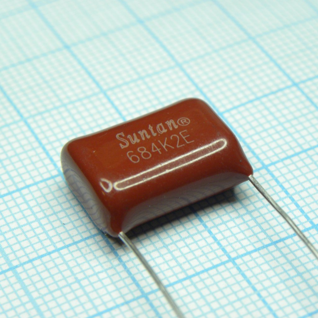 TS02002E684KSB0E0R - Конденсатор металлоплёночный полиэтилентерефталатный 0.68мкФ 250В ±10% (18х9х14мм) шаг выводов 15мм 85°С россыпь