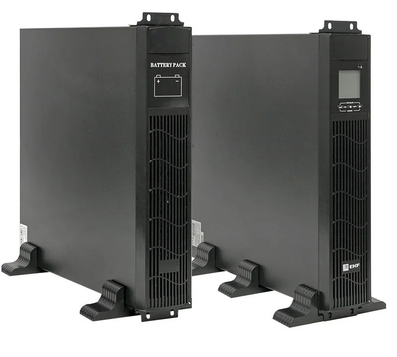 Источник бесперебойного питания двойного преобразования E-Power SW900pro-RTB 3000В.А для монтажа в стойку с АКБ 9х12В 7А.ч PROxima SW930Pro-RTB