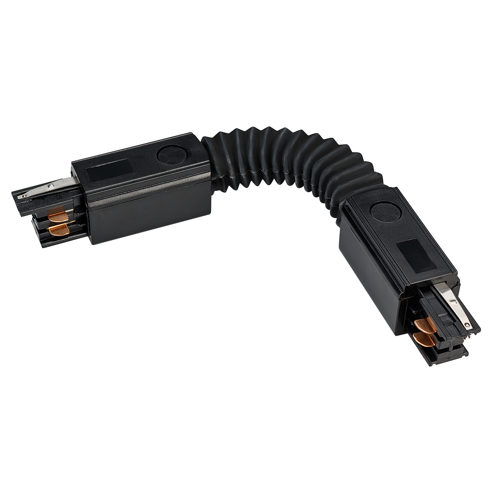Коннектор гибкий LGD-4TR-CON-FLEX-BK (C) 024041 - Гибкий угловой коннектор для треков 4TR. Длина 300мм. Регулируемый угол 0-300 градусов. Цвет черный. 300х30х22мм. При использовании с треками и аксессуарами другой серии возможно отличие по цвету.