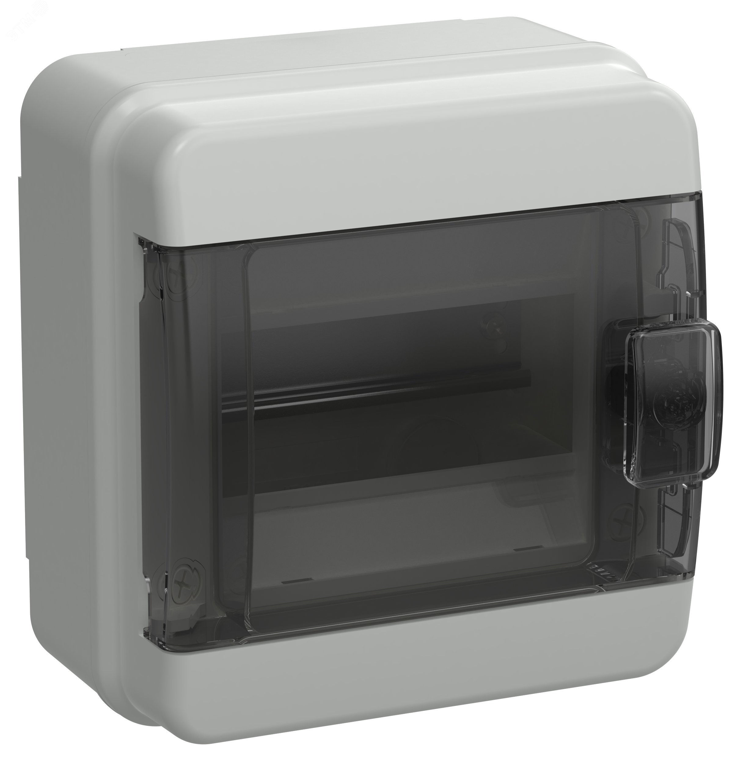 Корпус пластиковый КМПн-6 IP65 черн. прозр. дверь TEKFOR TF5-KP72-N-06-65-K03-K02