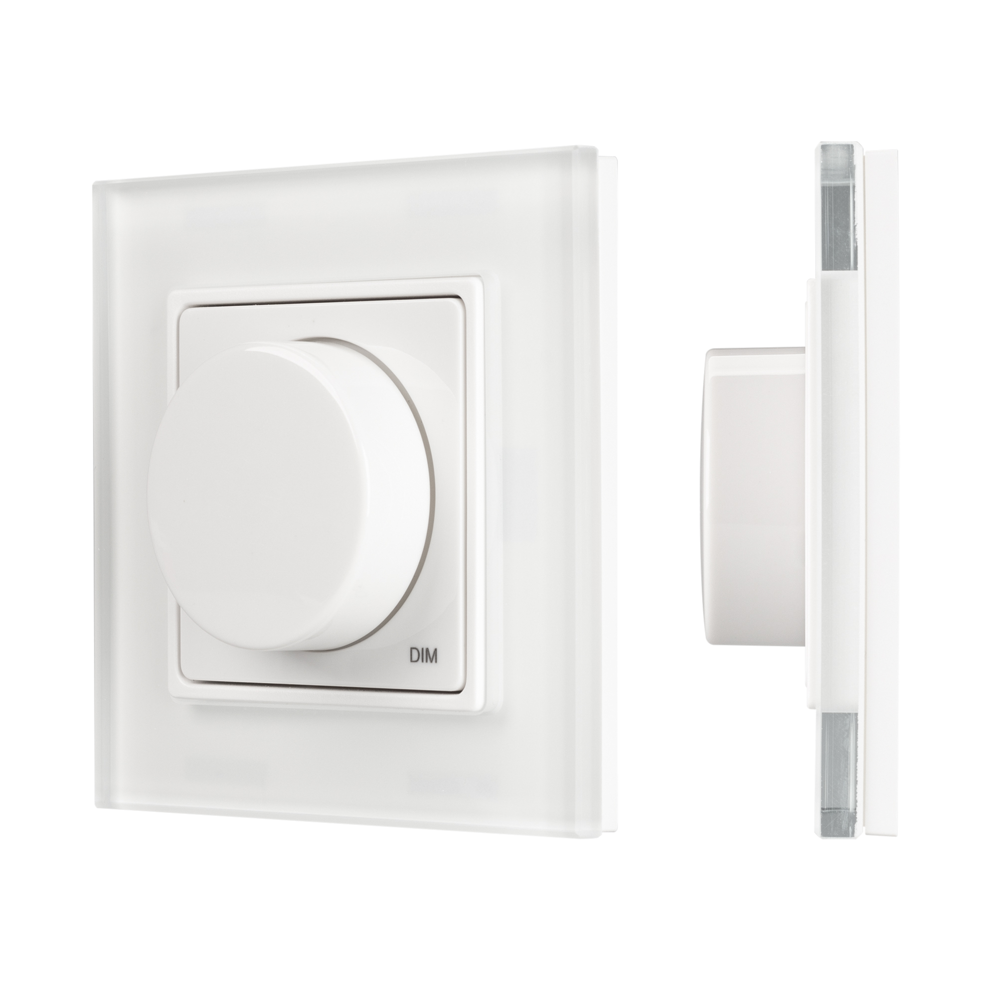 Панель SMART-P10-DIM-G-SUF (3V, Rotary, 2.4G) 032945 - Накладная роторная панель 2.4 ГГц, цвет белый. Материал - стекло/пластик. Для управления одноцветными источниками света (ШИМ). Управление яркостью с помощью роторного вращателя. Питание/рабочее напряж