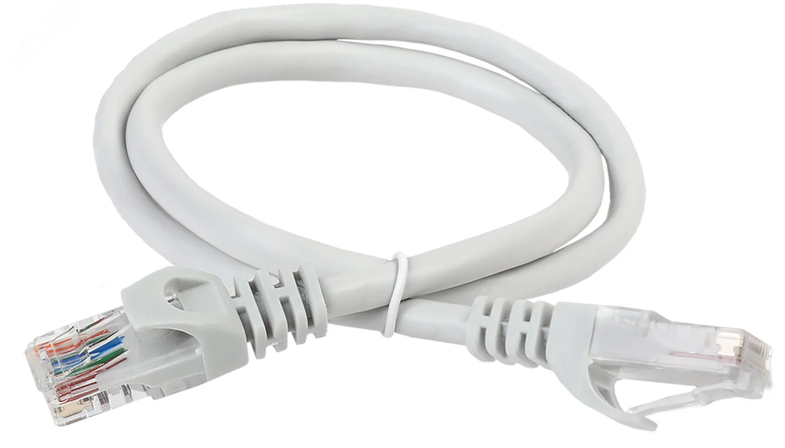 Патч-корд категория 5е UTP 0.2м LSZH серый PC01-C5EUL-02M