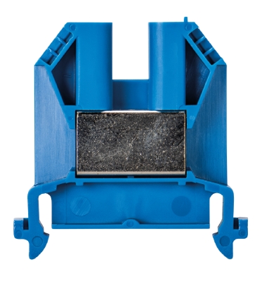 Клемма 9700A/8 S35 BLAU - Проходная клемма, тип фиксации провода: винтовой, номинальное сечение: 10 мм кв., 57A, 800V, ширина: 8 мм, цвет: синий, тип монтажа: DIN 35