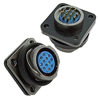 FQ18-12PIN ZK - Блочная розетка, 12 контактов