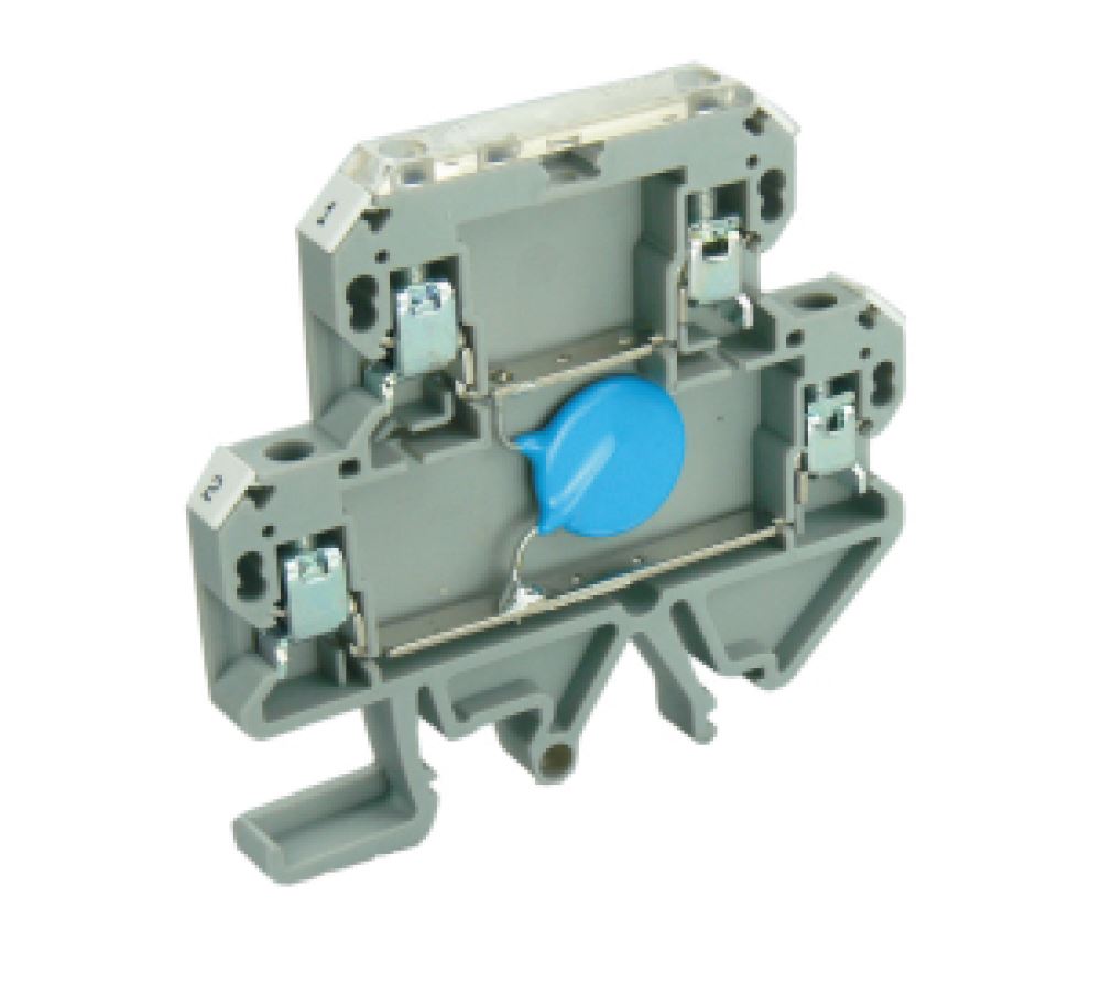 Устройство защиты от ПП UDK-URA 24VAC - Устройство защиты от перенаряжений, тип защиты: варистор, степень разрядного тока: большая, номинальное напряжение: 24V AC, номинальный ток: 20A, ширина: 6,2 мм, сечение обслуживаемых проводников: 0,5 - 4 мм кв., ви