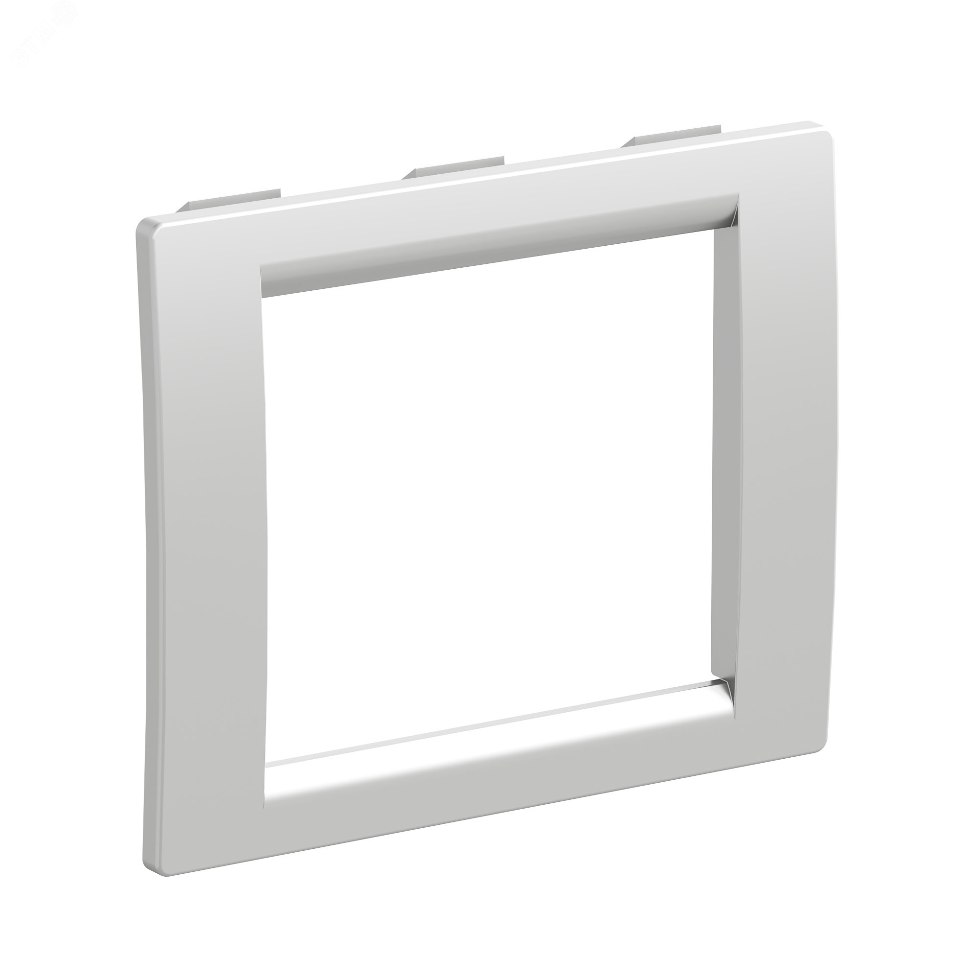 Рамка 2мод. универс. под Brava/VIVA/45х45 сер. металлик F00011G