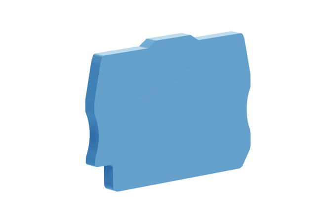 Торцевая крышка TPM1.5-2-BU-EA - Торцевая крышка для клемм TPM1.5-2…, цвет: синий