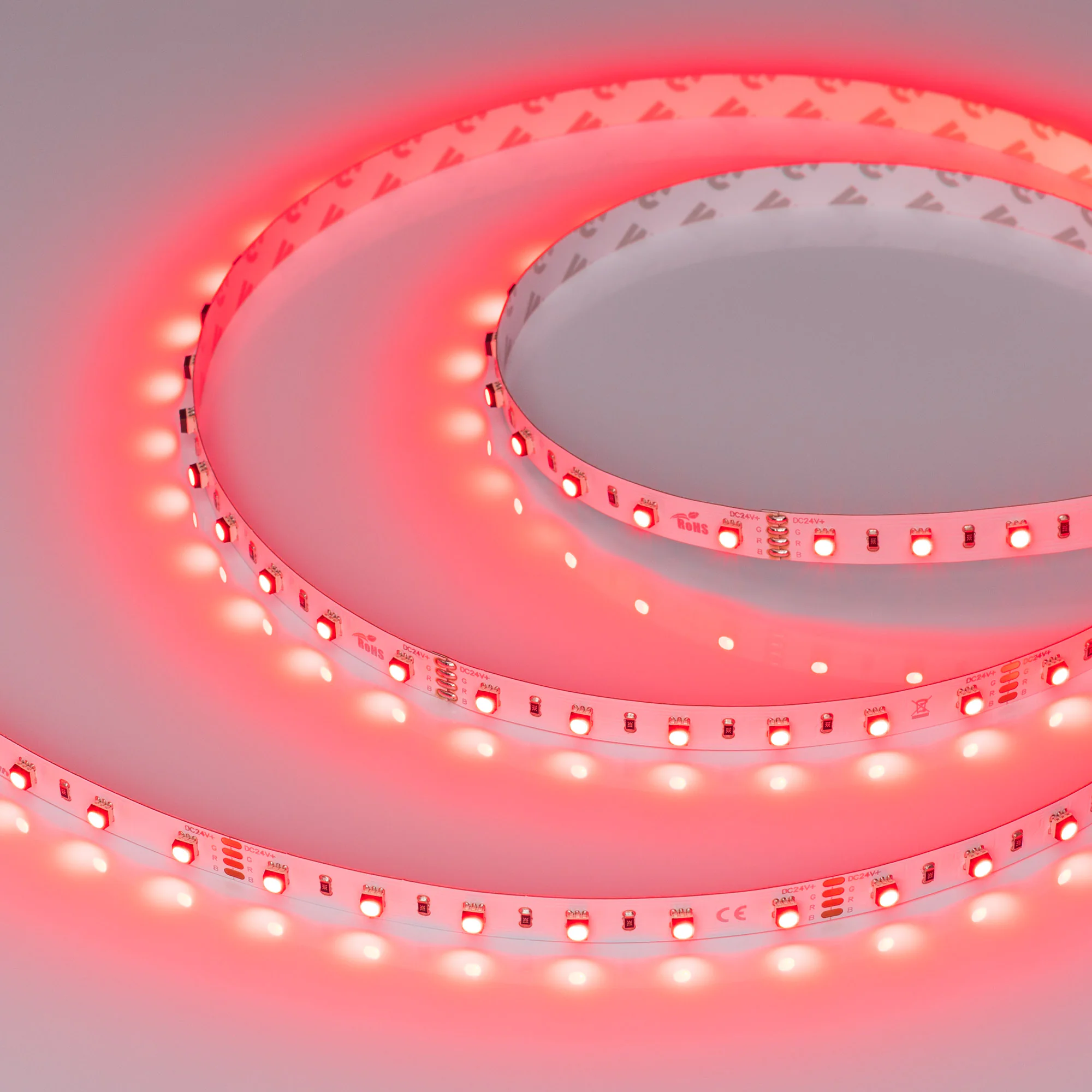 Лента светодиодная 14,4 Вт/м 24В IP20 RGB 60LED/м MINI-F60-10mm SMD 3535 5 м
