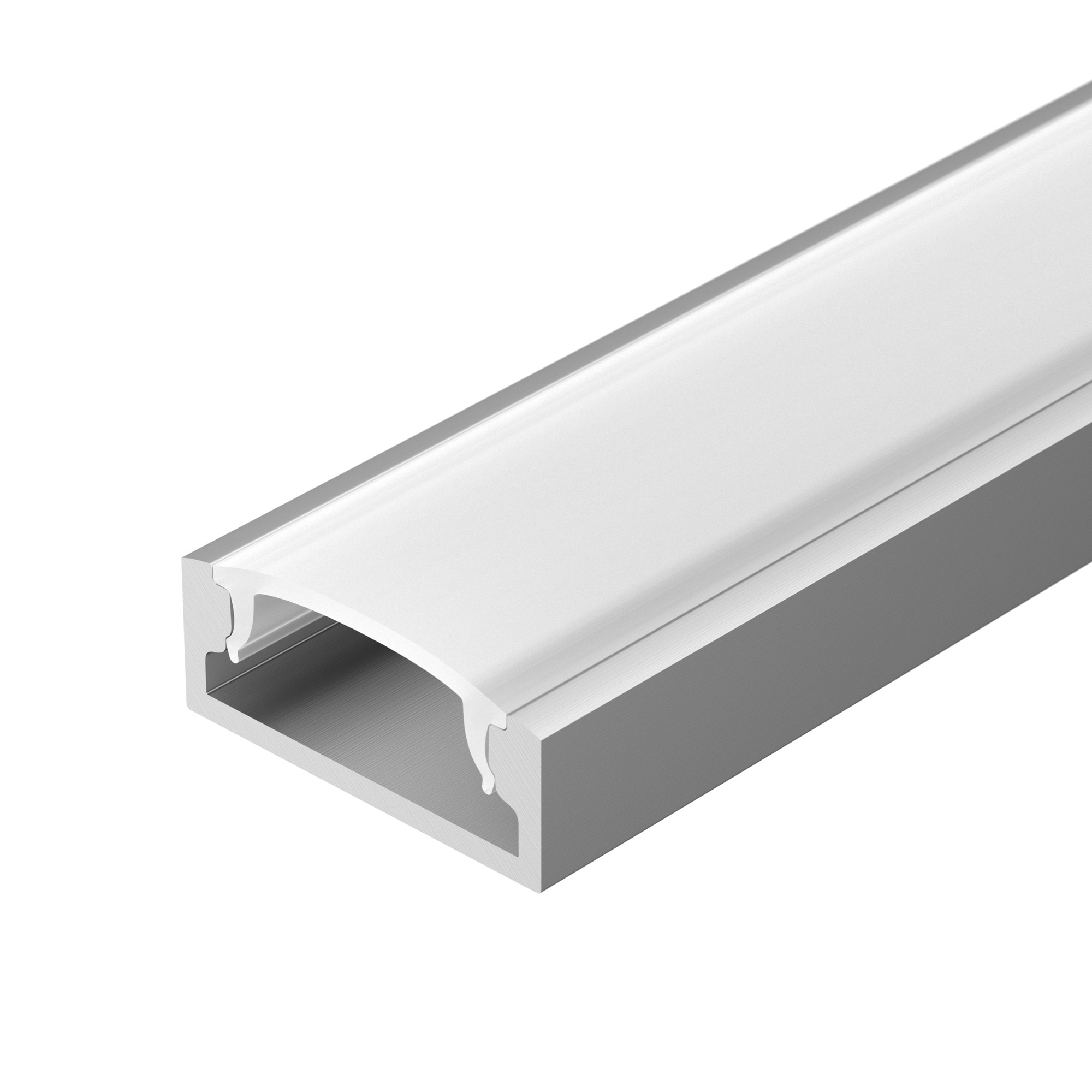 Профиль с экраном ALU-WIDE-H8-2000 ANOD+FROST 014852 - Комплект с экраном. Алюминиевый анодированный профиль для светодиодных лент и линеек. Габаритные размеры (LхWхH): 2000x22,6x8,5 мм. Ширина площадки для ленты 20 мм. Аксессуары приобретаются отдельно. 