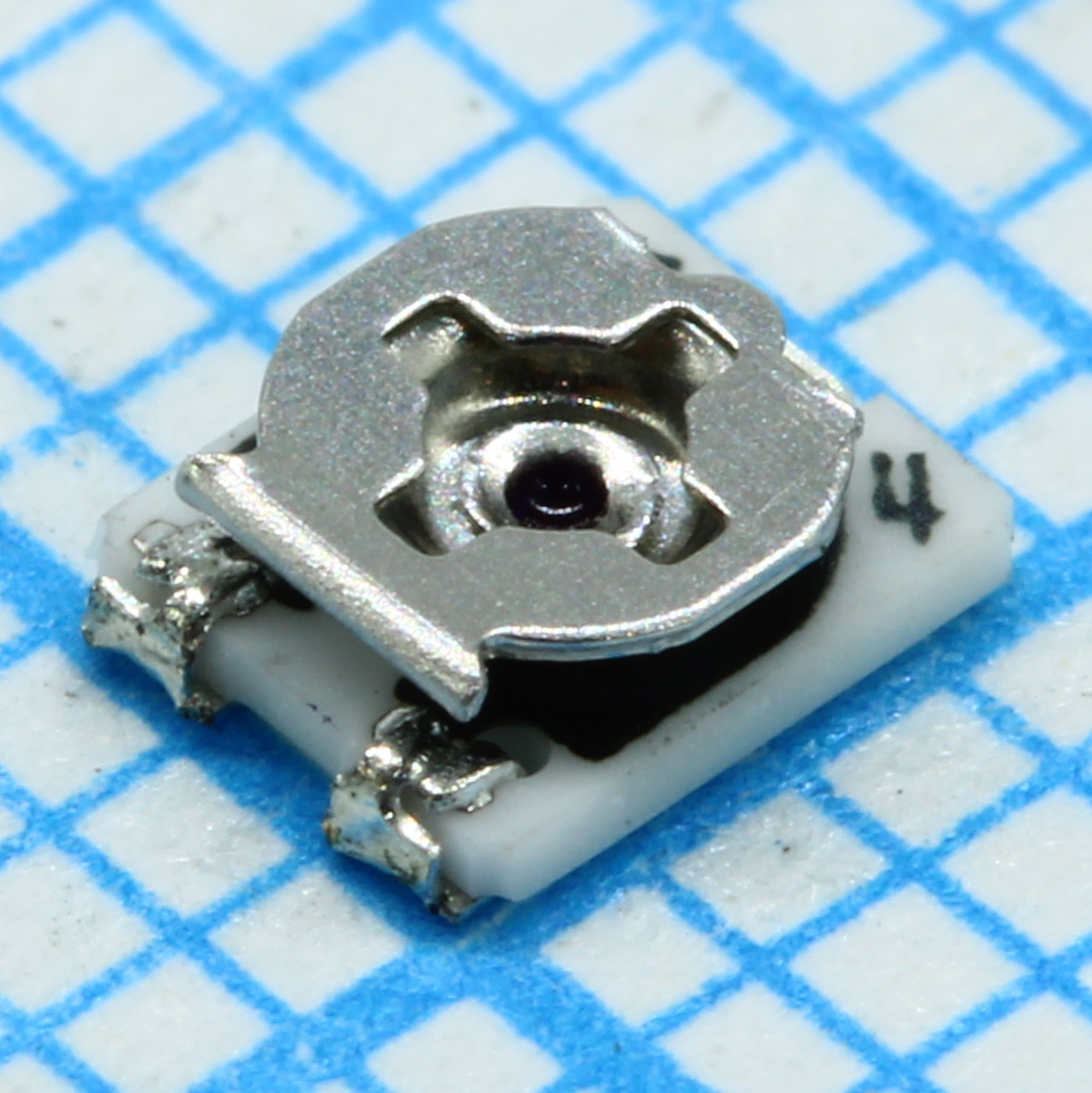 TC33X-1-103E - Потенциометр 10кОм ±25% 0.1Вт (3.7 X 3.8мм) SMD лента на катушке