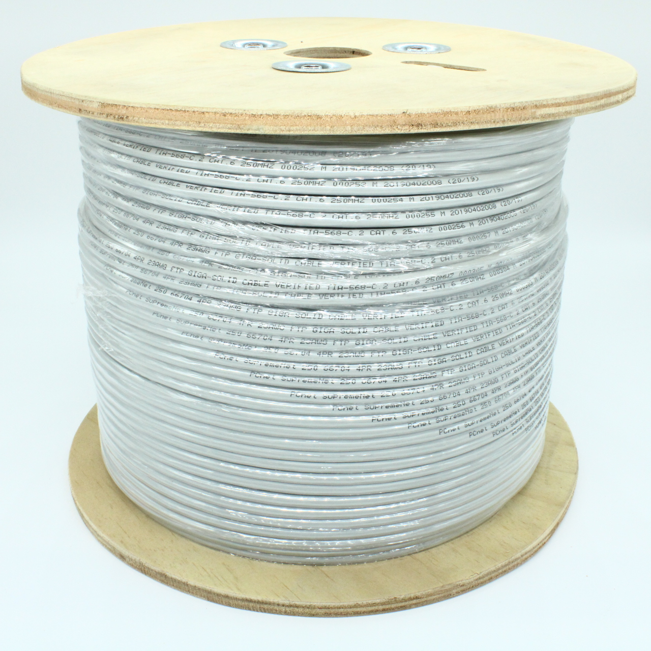 FTP4-23R6 - Кабель Витая пара 8 проводов, кат. 6, (PCnet), бухта 305м, экранированный, серый