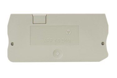 Крышка бок. APF 1,5 D1/2 - Крышка боковая, для клемм WKF 1,5 D1/2..., цвет: серый