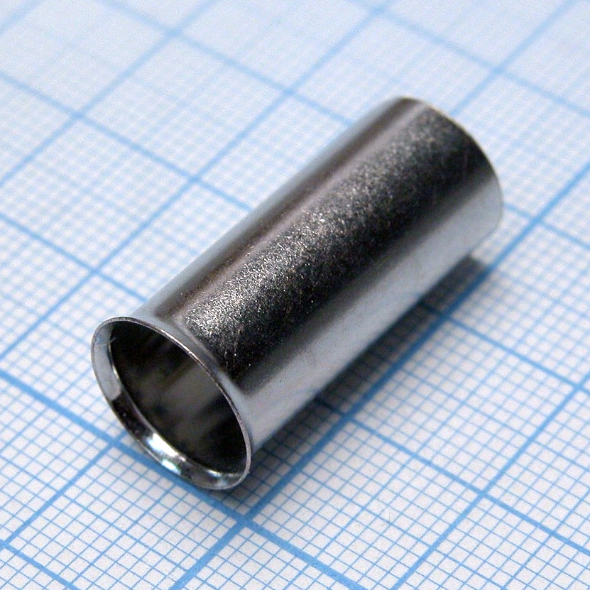 HEN 50-25 - наконечник кабельный торцевой трубчатый без изоляции, L=25мм, сеч. пров. 50мм2