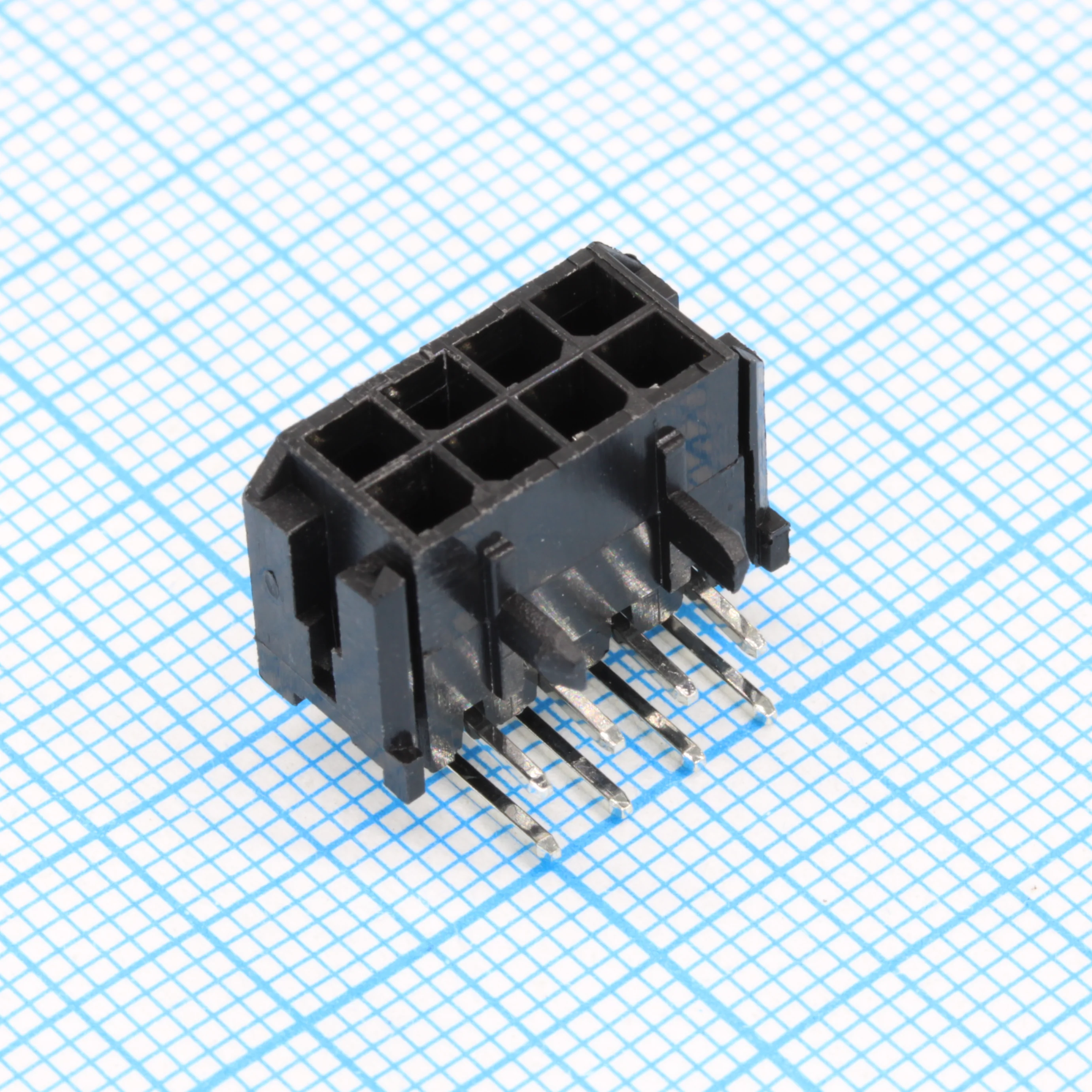 DS1073-04-2X4MRB6 - Разъем штыревой двухрядный угловой на плату