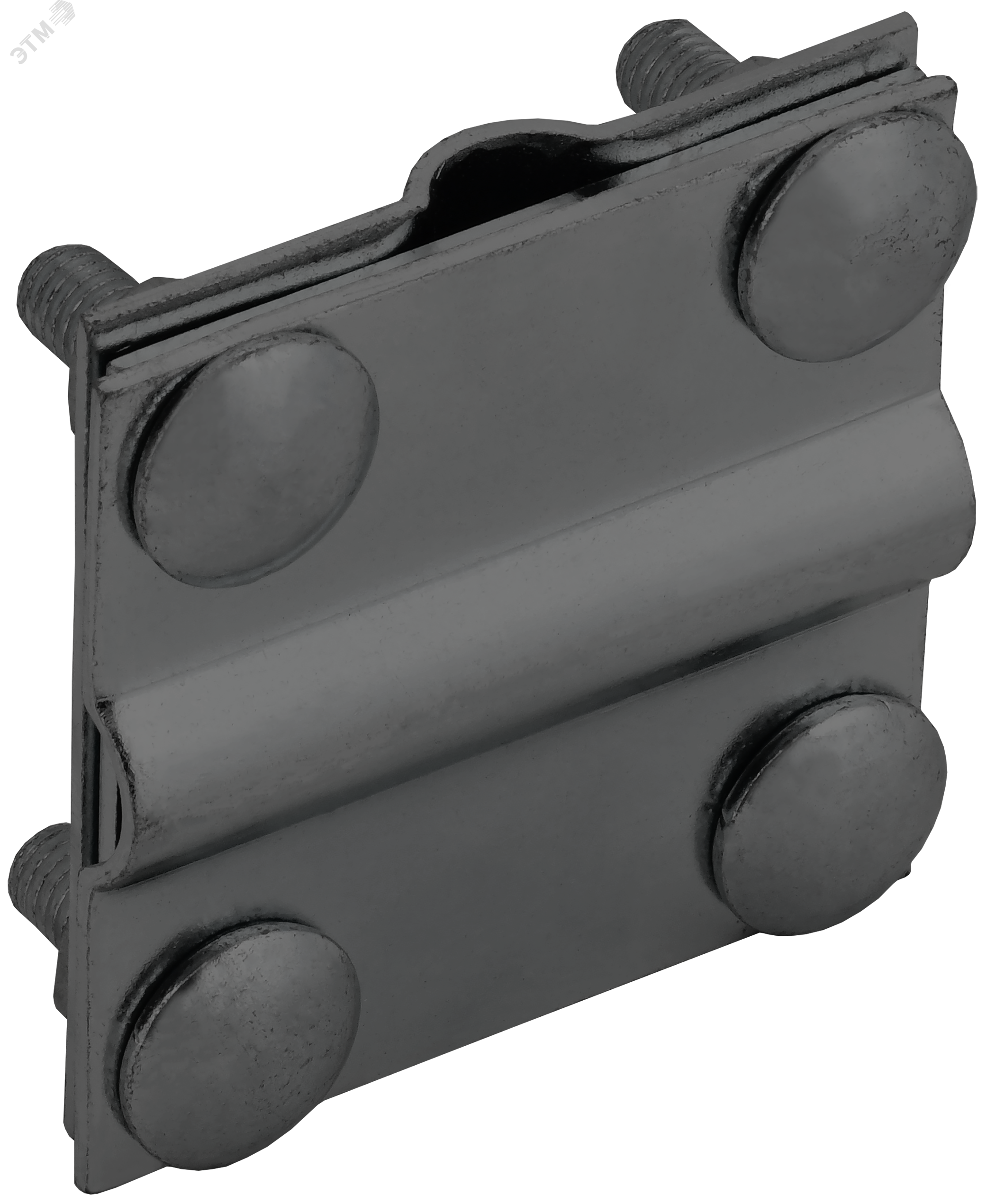 Зажим крестообразный с разделителем полоса/пруток-полоса/пруток 40/12мм оцинкованная сталь TD IEK ZCC18-13-1-12-40