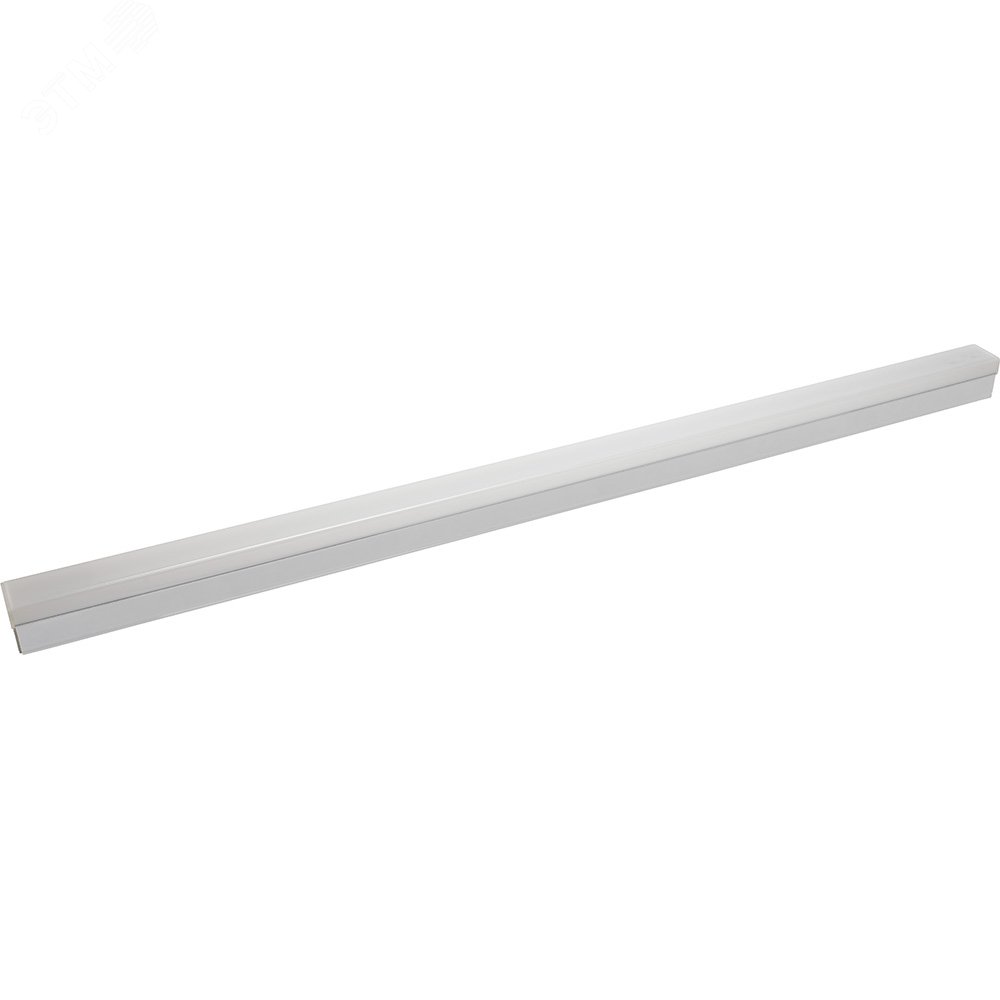 Светильник светодиодный ДПО-24вт 6500К 2400Лм линейный рассеиватель матовый в алюминиевом корпусе белый 41226