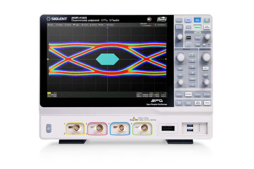 АКИП-4135/3 - Осциллограф цифровой, 4 канала x 2ГГц