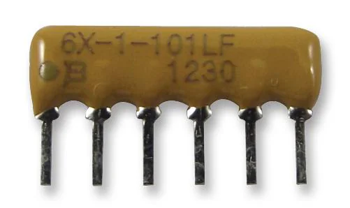 4606X-101-102LF - RES ARRAY 5 RES 1K OHM 6SIP