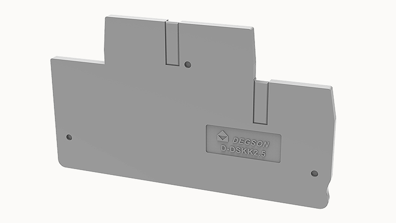 Торцевая крышка D-DSKK2.5-01P-11 - Торцевая крышка, для клемм DSKK2.5..., цвет: серый