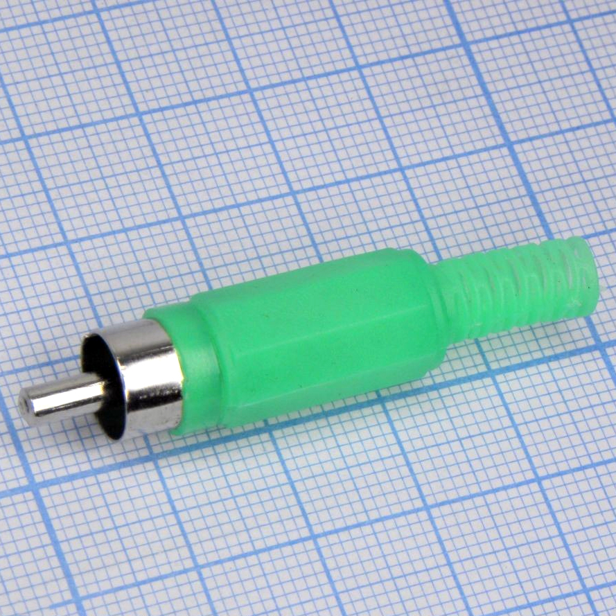 RCA 4004 G(4005) - RCA штекер кабельный, разъем типа "тюльпан"