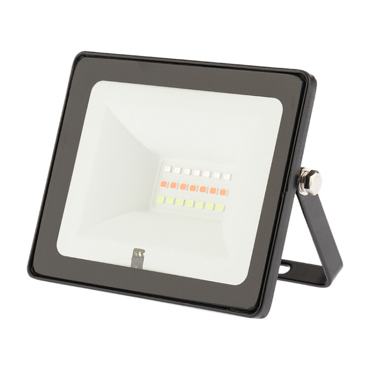 Прожектор цветного свечения мультиколор (RGB) 10Вт с пультом ДУ 605-010