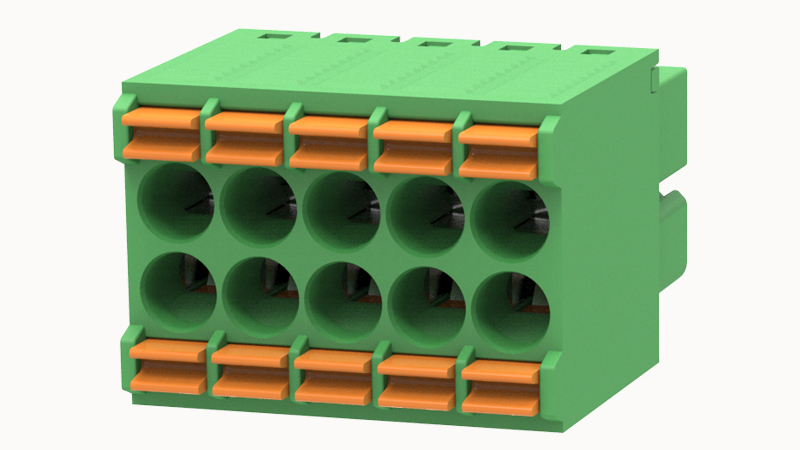 15EDGKNH-3.5-10P-14-00A(H) - Разъемный клеммный блок, 10 контактов. Серия 15EDGKNH-3.5
